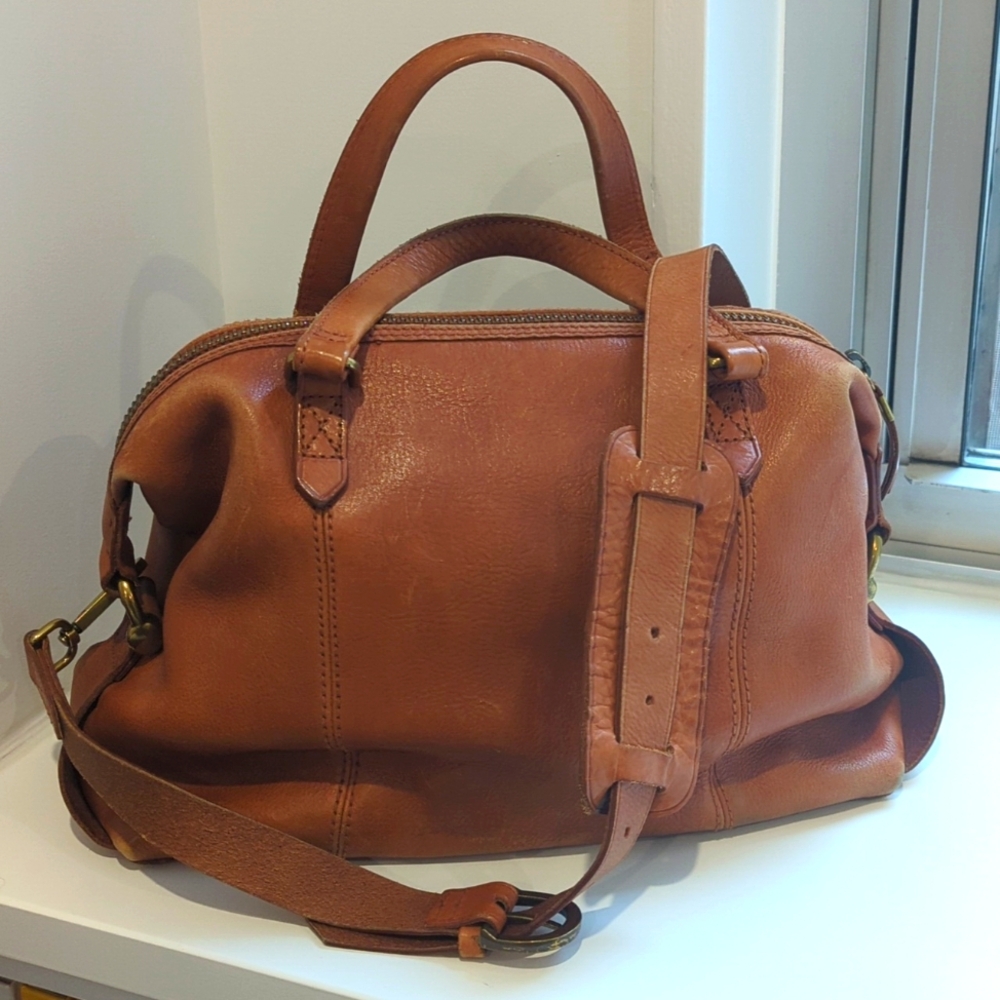 COPY - Madewell Brown Leather Weekender Style Purse